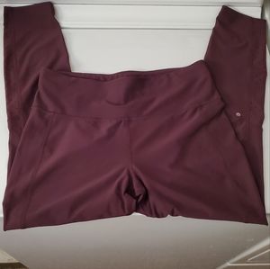Well + Calm Maroon Burgundy Leggings Large